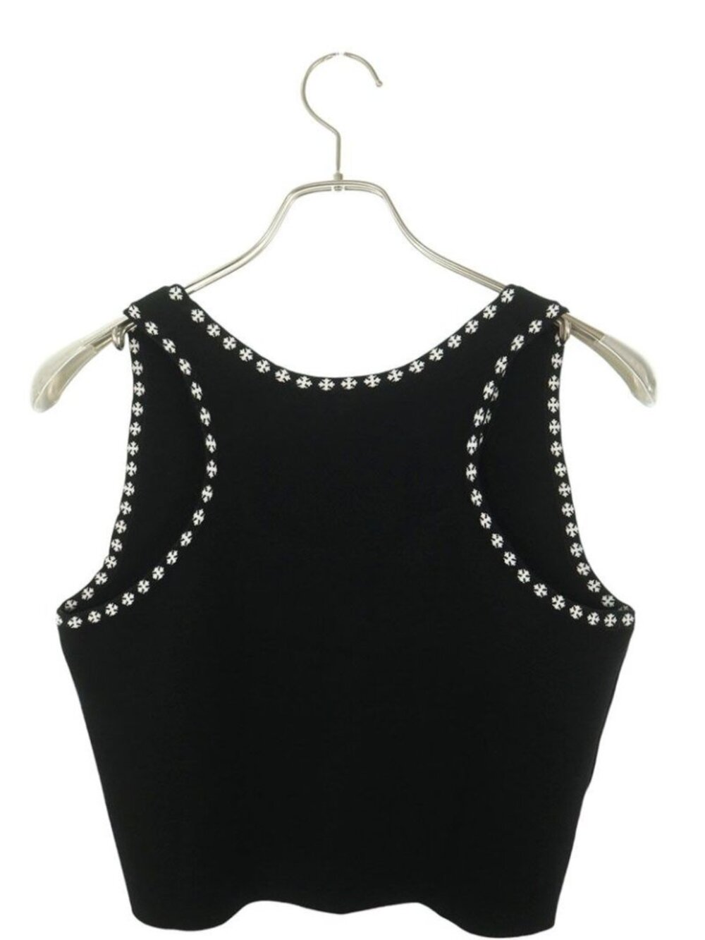 Chrome Hearts CH Plus Jacquard Cropped Tank Top CH